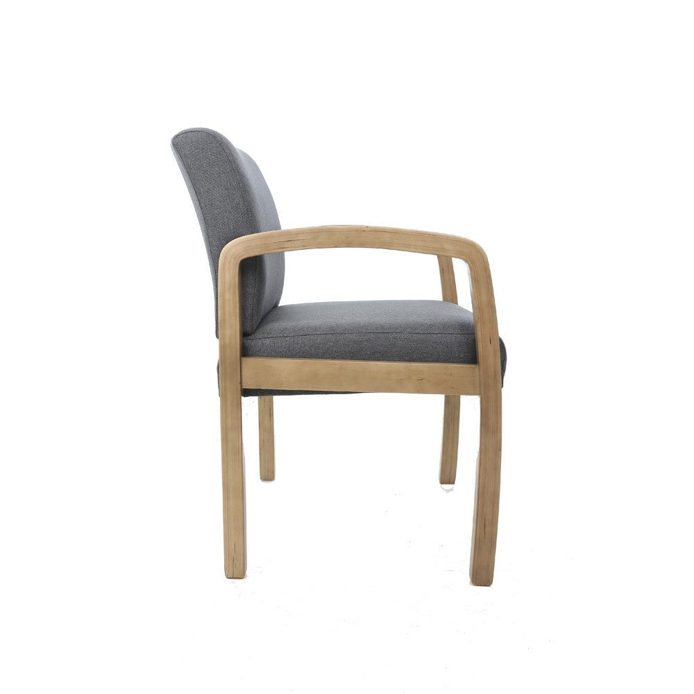 Gary Guest Chair | Driftwood Gray | Slate Gray Commercial Grade Linen BM340723