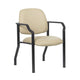 Theo Guest Chair w Modern Steel Frame | Beige Antimicrobial Vinyl BM340724