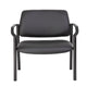 Theo XL Wide Guest Chair | Black Antimicrobial Vinyl | 500 lbs BM340727