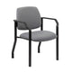 Theo Guest Chair w Modern Steel Frame | Gray Antimicrobial Vinyl BM340728