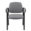 Theo Guest Chair w Modern Steel Frame | Gray Antimicrobial Vinyl BM340728