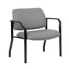 Theo XL Wide Guest Chair | Gray Antimicrobial Vinyl | 500 lbs BM340729
