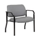 Theo XL Wide Guest Chair | Gray Antimicrobial Vinyl | 500 lbs BM340729
