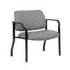 Theo XL Wide Guest Chair | Gray Antimicrobial Vinyl | 500 lbs BM340729