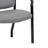 Theo XL Wide Guest Chair | Gray Antimicrobial Vinyl | 500 lbs BM340729