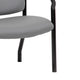 Theo XL Wide Guest Chair | Gray Antimicrobial Vinyl | 500 lbs BM340729