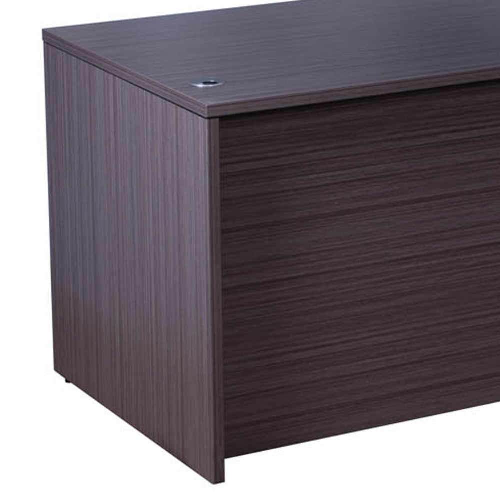 Nea Desk Shell | 66’’ Workstation Top | Driftwood Smoke Gray Wood BM340734