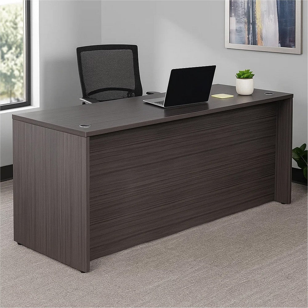 Nea Desk Shell | 66’’ Workstation Top | Driftwood Smoke Gray Wood BM340734