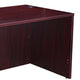 Nea Desk Shell | 66’’ Workstation Top | Panel Legs | Mahogany Red Wood BM340735
