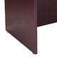 Nea Desk Shell | 66’’ Workstation Top | Panel Legs | Mahogany Red Wood BM340735