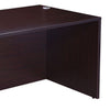 Nea Desk Shell | 66’’ Workstation Top | Panel Legs | Mocha Brown Wood BM340736