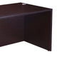 Nea Desk Shell | 66’’ Workstation Top | Panel Legs | Mocha Brown Wood BM340736