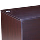 Nea Desk Shell | 66’’ Workstation Top | Panel Legs | Mocha Brown Wood BM340736