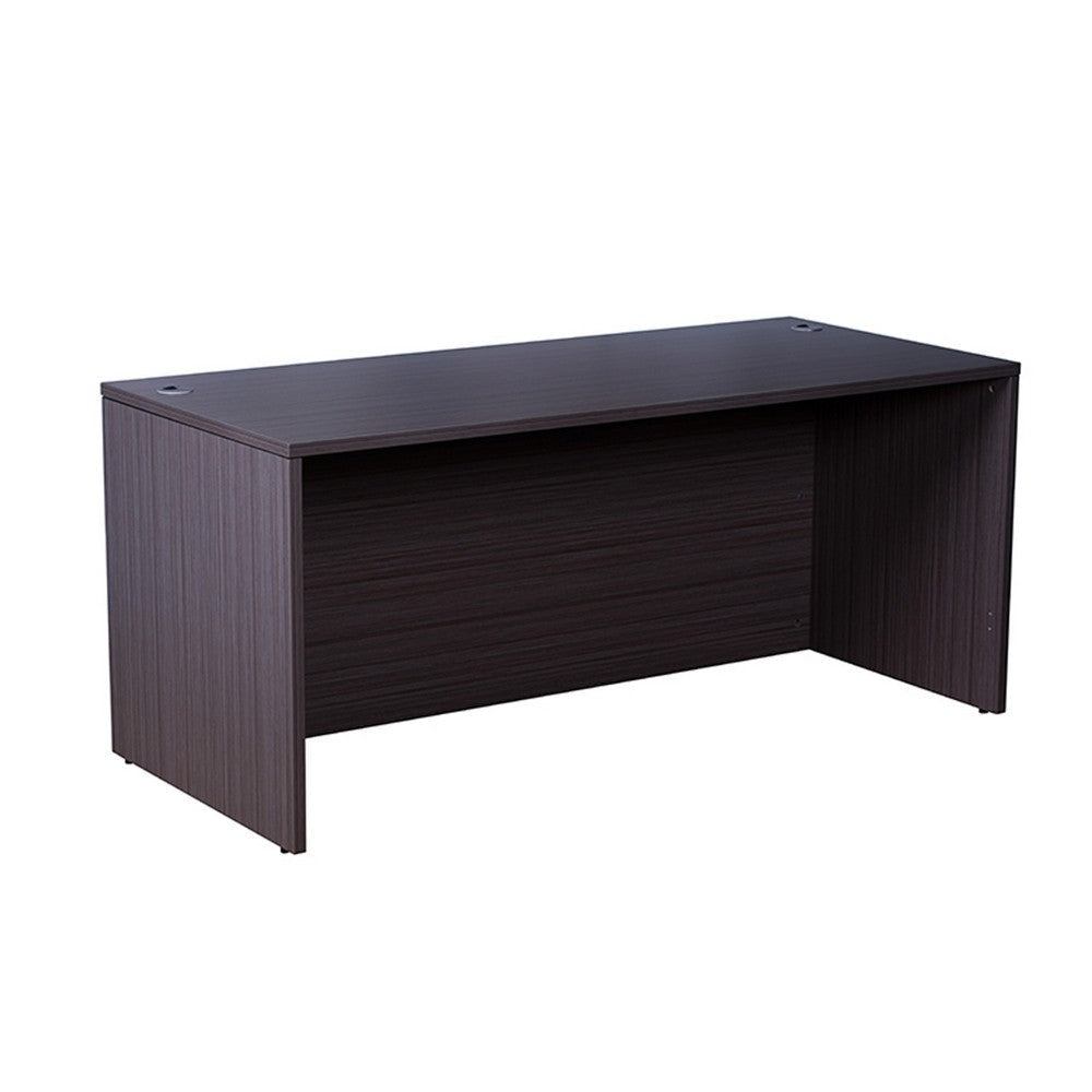 Nea Desk Shell | 60’’ Commercial Top | Driftwood Smoke Gray Wood BM340737