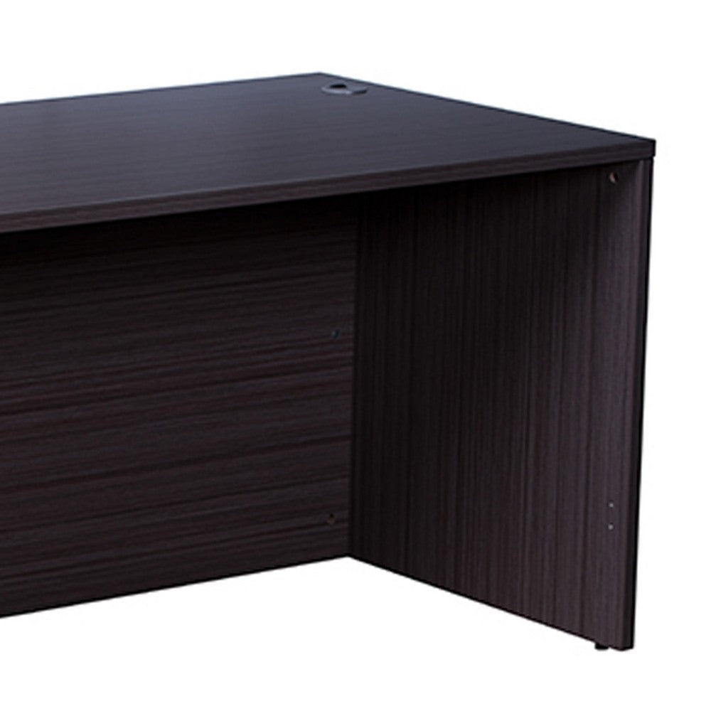 Nea Desk Shell | 60’’ Commercial Top | Driftwood Smoke Gray Wood BM340737