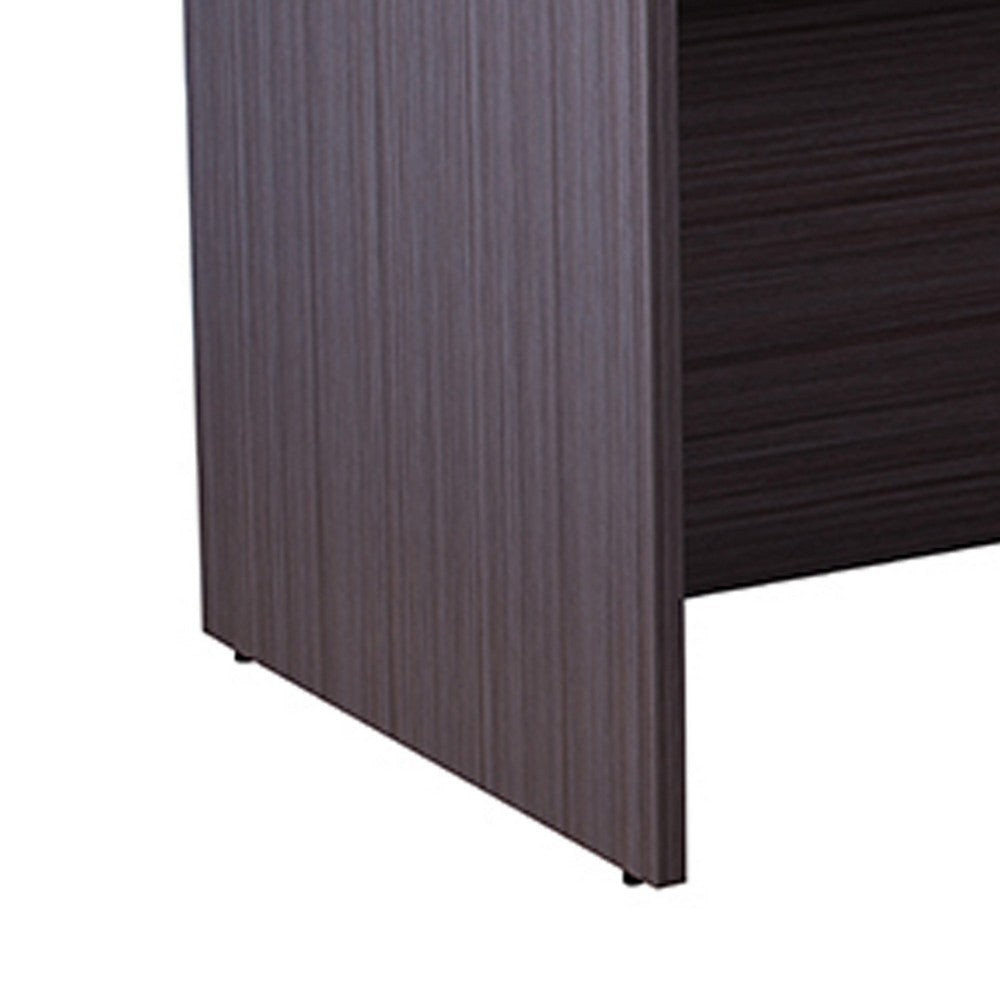 Nea Desk Shell | 60’’ Commercial Top | Driftwood Smoke Gray Wood BM340737