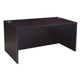 Nea Desk Shell | 60’’ Commercial Top | Panel Legs | Mocha Brown Wood BM340739