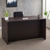 Nea Desk Shell | 60’’ Commercial Top | Panel Legs | Mocha Brown Wood BM340739