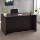 Nea Desk Shell | 60’’ Commercial Top | Panel Legs | Mocha Brown Wood BM340739