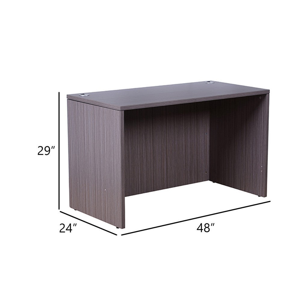 Nea Desk Shell | 48’’ Office Top | Driftwood Smoke Gray Wood BM340740