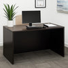Nea Desk Shell | 48’’ Office Top | Panel Legs | Mocha Brown Wood BM340742