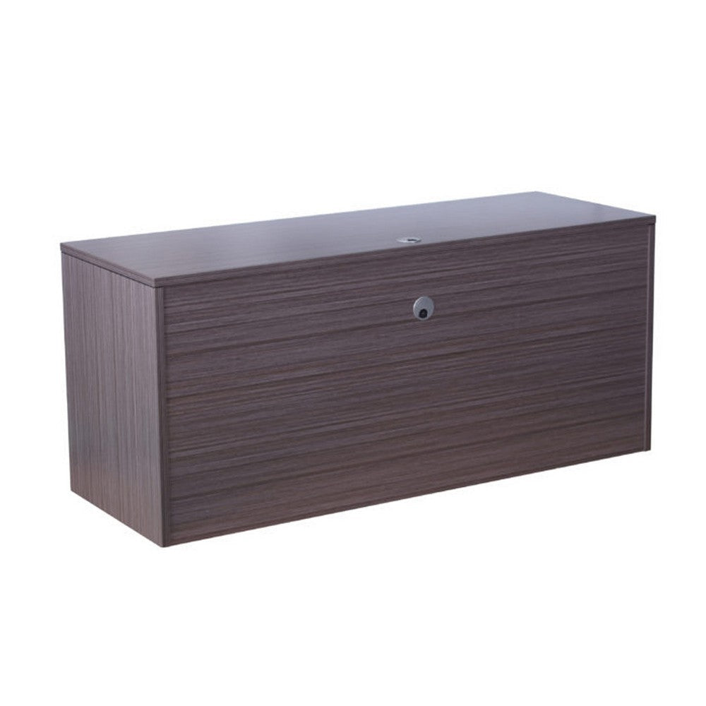 Reo Credenza | 66’’ Rectangular Top | Driftwood Smoke Gray Wood BM340743
