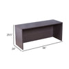 Reo Credenza | 66’’ Rectangular Top | Driftwood Smoke Gray Wood BM340743
