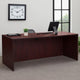 Reo Credenza | 66’’ Rectangular Top | Panel Legs | Mahogany Red Wood BM340744