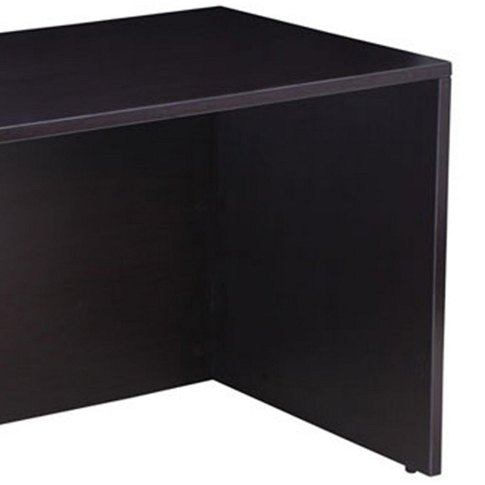 Reo Credenza | 66’’ Rectangular Top | Panel Legs | Mocha Brown Wood BM340745