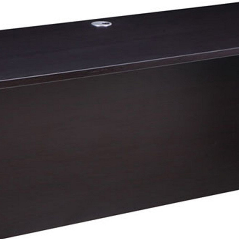 Reo Credenza | 66’’ Rectangular Top | Panel Legs | Mocha Brown Wood BM340745