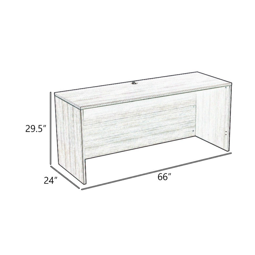 Reo Credenza | 66’’ Rectangular Top | Panel Legs | Mocha Brown Wood BM340745