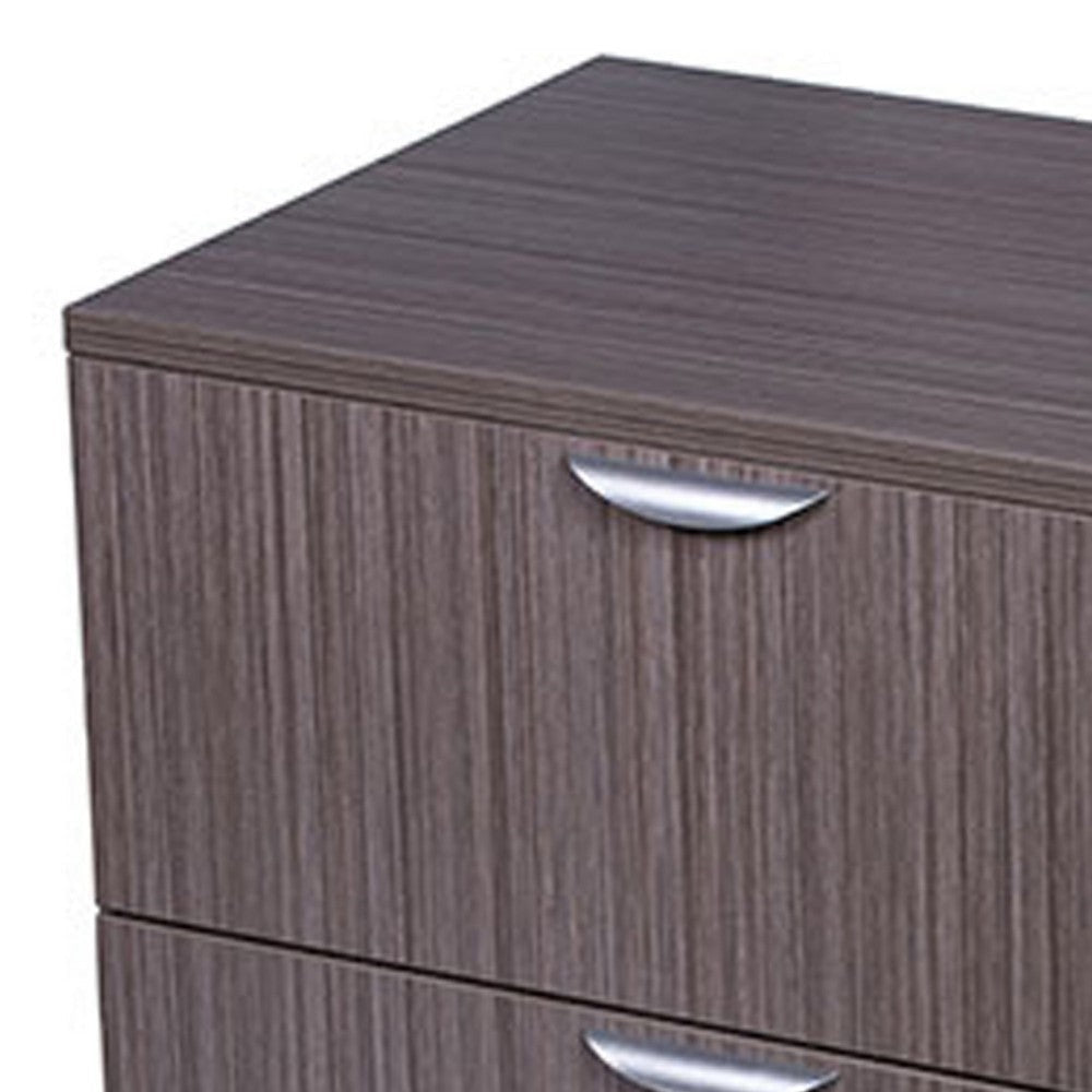 Tia Lateral File Cabinet | 31’’ | 2 Drawers | Driftwood Smoke Gray BM340746