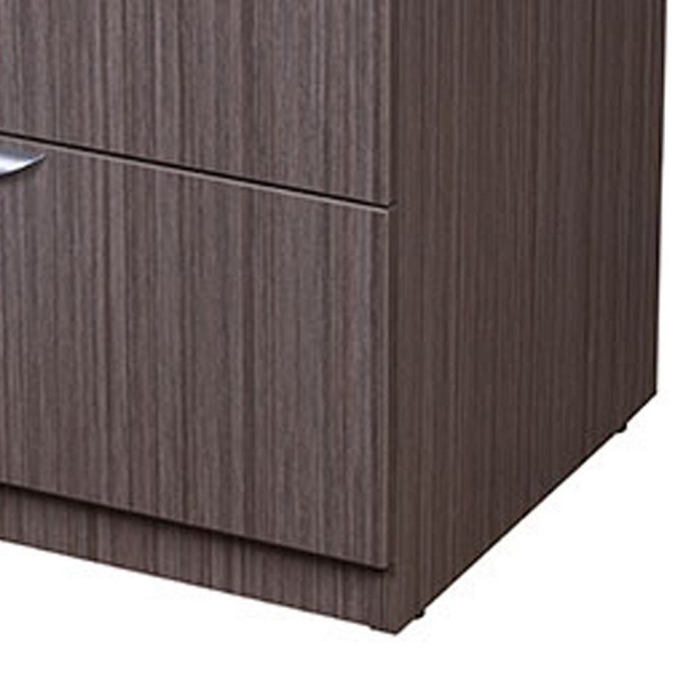 Tia Lateral File Cabinet | 31’’ | 2 Drawers | Driftwood Smoke Gray BM340746