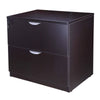 Tia Lateral File Cabinet | 31’’ | 2 Drawers w Lock | Mocha Brown Wood BM340747