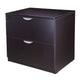 Tia Lateral File Cabinet | 31’’ | 2 Drawers w Lock | Mocha Brown Wood BM340747