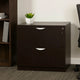 Tia Lateral File Cabinet | 31’’ | 2 Drawers w Lock | Mocha Brown Wood BM340747