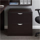 Tia Lateral File Cabinet | 31’’ | 2 Drawers w Lock | Mocha Brown Wood BM340747