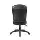 Sera Modern Task Chair | Mid Back Black LeatherPlus | Large Cushions BM340753