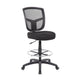 Mea Drafting Stool Chair | Adjustable Height | Black Mesh | Chrome Footring BM340755