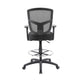 Mea Drafting Stool Chair | Adjustable Arms | Black Mesh | Chrome Footring BM340756