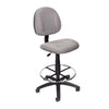 Jea Drafting Stool Chair | Gray Tweed | Contoured Back & Footring BM340760