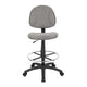 Jea Drafting Stool Chair | Gray Tweed | Contoured Back & Footring BM340760
