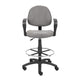 Jea Drafting Stool Chair | Loop Arms | Gray Tweed | Round Footring BM340768