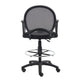 Rea Drafting Stool Chair | Loop Arms | Black Mesh | Chrome Footring BM340770