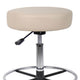 Fea Medical Drafting Stool | Round Beige Vinyl | Chrome Footring BM340772