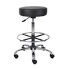 Fea Medical Drafting Stool | Round Black Vinyl | Chrome Footring BM340773