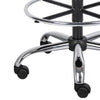 Fea Medical Drafting Stool | Round Black Vinyl | Chrome Footring BM340773