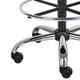 Fea Medical Drafting Stool | Round Black Vinyl | Chrome Footring BM340773