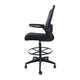 Dea Drafting Stool Chair | Flip-Up Arms | Black Mesh | Chrome Footring BM340779