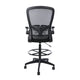 Dea Drafting Stool Chair | Flip-Up Arms | Black Mesh | Chrome Footring BM340779
